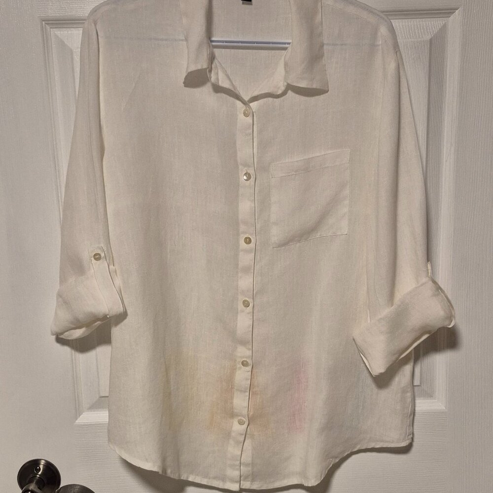 Women's 100%  Linen  Top